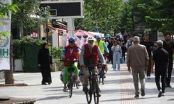 Diyarbakır’dan Batman’a bisikletli savaş protestosu