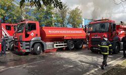 Pamuk fabrikasında korkutan yangın