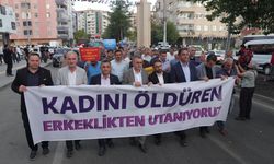 Diyarbakır’da erkeklerden kadın cinayetlerine karşı yürüyüş