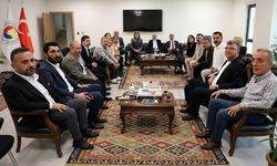 Amedspor yönetiminden DTSO’ya ziyaret