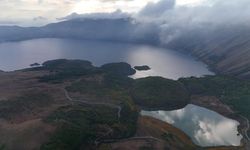 Nemrut Kalderası’nda bulutların dansı mest etti