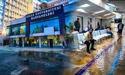 Diyarbakır’da Tıp Fakültesi polikliniklerini su bastı