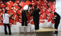 Diyarbakır Güzel Sanatlar Lisesi’nde dersler duvarlara taştı