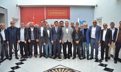 Bismil Muhtarlar Derneği’nden Kaymakamlığa nezaket ziyareti