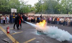 Diyarbakır’da öğrenci ve öğretmenlere afet eğitimi verildi