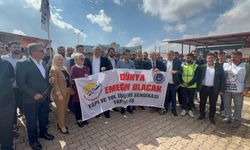Diyarbakır Şehir Hastanesi şantiyesinde 75 işçiye CHP’den dayanışma ziyareti