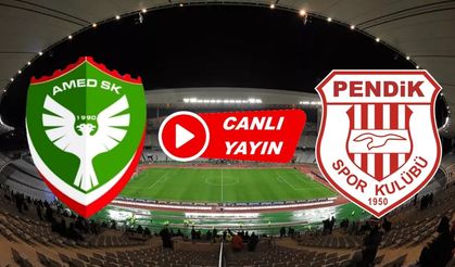 Amedspor-Pendikspor maçı hangi kanalda?
