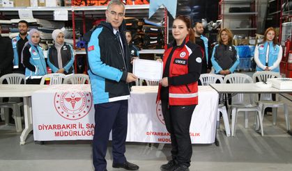 Diyarbakır’da UMKE güçleniyor: 46 yeni gönüllü göreve hazır