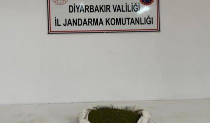 Diyarbakır’da uyuşturucu operasyonu: Kilolara  esrar ele geçirildi