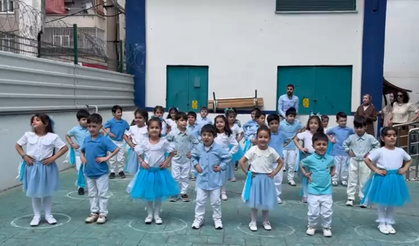 Diyarbakır’da 23 Nisan coşkusu: Miniklerden renkli gösteri!