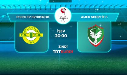 Amedspor’un maçı TRT Kurdi’de
