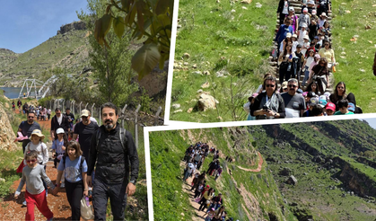 Diyarbakır’da doğa ve sağlık bir arada: Öğrenciler yürüyüşte buluştu