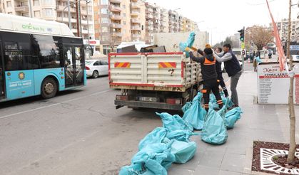 Diyarbakır’da yağmur suyu hattı mazgallarından 270 ton atık çıktı