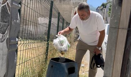 1 kilogram altın çöpe gitti