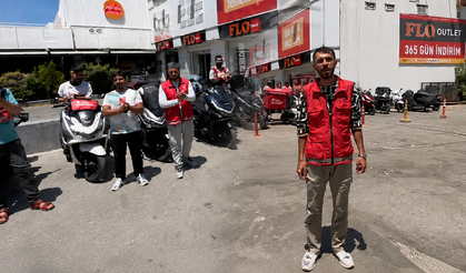 Diyarbakır'daki motokuryeler iş bıraktı: Haklarımız gasp ediliyor!