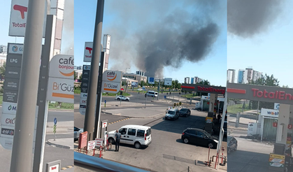 Diyarbakır-Elazığ Karayolunda anız yangını: Ekipler müdahale ediyor