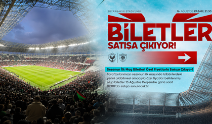 Amedspor-Erzurumspor maçının bilet fiyatları belli oldu: Satış tarihi açıklandı