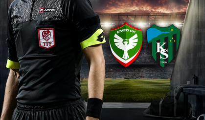 Kocaelispor-Amedspor maçının hakemi belli oldu: TFF açıkladı