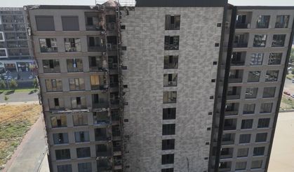 Diyarbakır’da alevlere teslim olan plazadan geriye bu görüntüler kaldı
