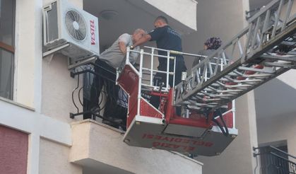 Elazığ'da binanın bodrum katında yangın