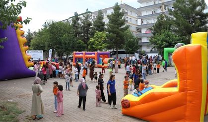 Diyarbakır’da yüzlerce çocuk spor ve eğlenceyle buluştu
