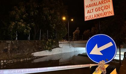 Elazığ’da sağanak alarmı! Alt geçitte su seviyesi 2,10 metreye ulaştı