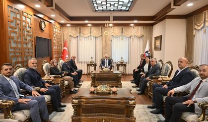 Diyarbakır’da EMŞAV heyeti Vali Zorluoğlu ile görüştü