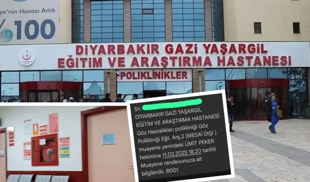 Diyarbakır'da MHRS mağduriyeti; Randevu var, doktor yok