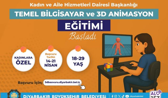 Diyarbakır’da genç kadınlara dijital gelecek için büyük destek