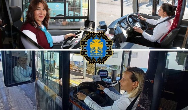 Diyarbakır’da otobüslerde kadın şoförler dönemi başlıyor