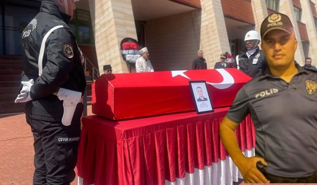 Trafik kazasında vefat eden komiser Diyarbakır'da defnedildi
