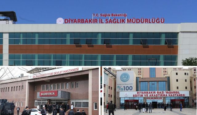 Diyarbakır Sağlıkta Deprem! Birçok yönetici değiştirildi