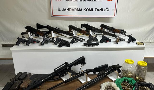 Şanlıurfa’da silah kaçakçılığı operasyonu: Gözaltılar var
