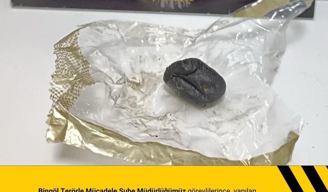 Bingöl'de ruhsatsız tabanca ve esrar ele geçirildi