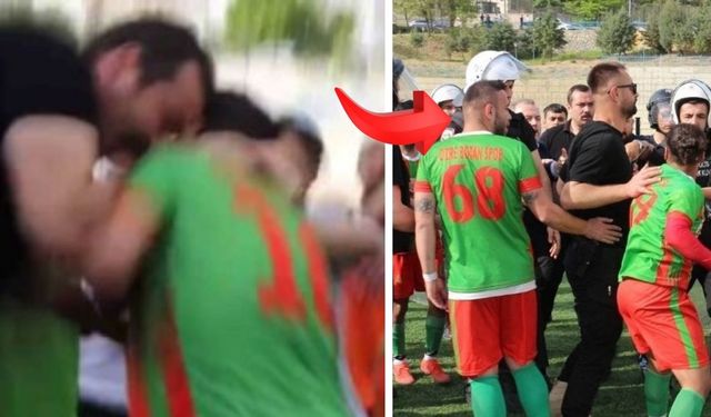 Şırnak’ta futbolcuya kafa atan polise soruşturma