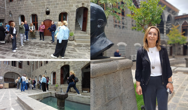 İlk kez geldi, Diyarbakır’a hayran kaldı