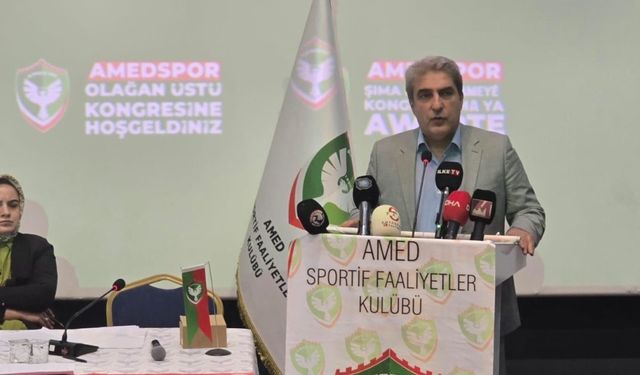 Amedspor kongreye gitti, Başkan Baysal yeni yönetimiyle devam dedi