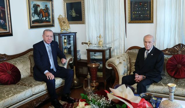 Gözler Erdoğan-Bahçeli, görüşmesinde