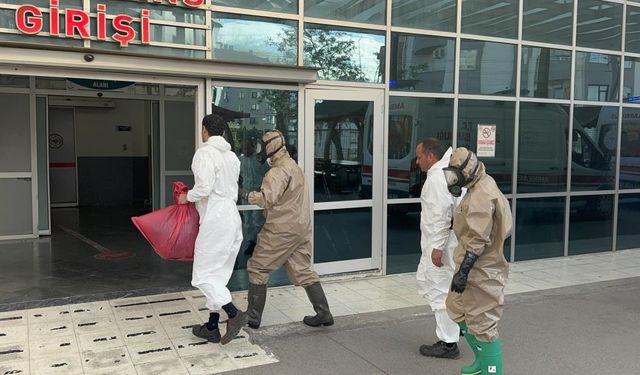 Kimyasal temas paniği: 4 işçi hastanelik oldu