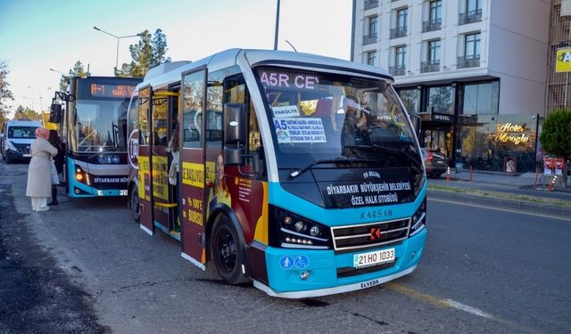Diyarbakır’da Özel Halk Otobüsleri ücretsiz yolcu almayacak