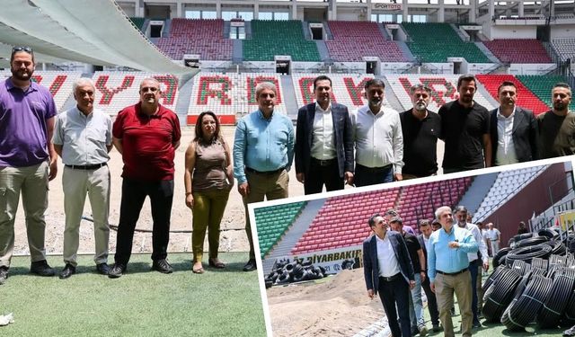 Amedspor’da yeni sezon öncesi stadyum mesaisi