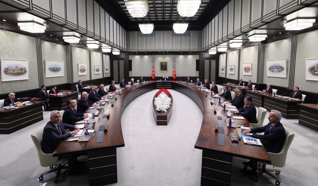 Cumhurbaşkanlığı Kabinesi Beştepe'de toplandı