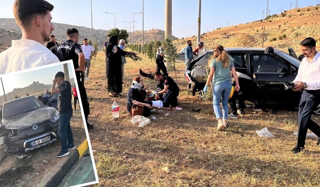 Diyarbakır-Mardin Karayolunda kaza: 9 kişi yaralandı