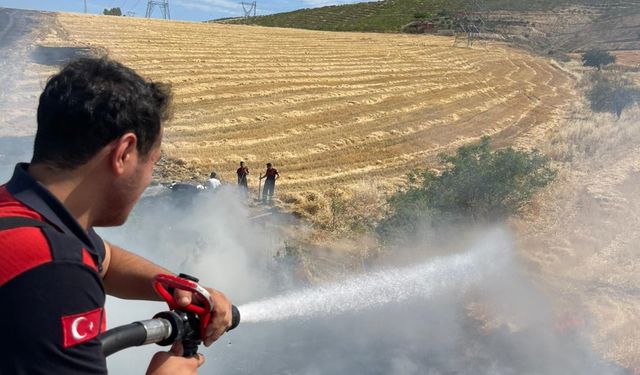 Siirt Organize Sanayi Bölgesi’nde korkutan yangın