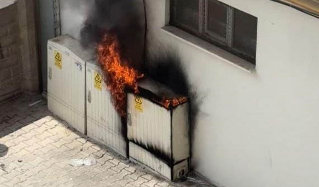 Trafo yangını büyümeden söndürüldü