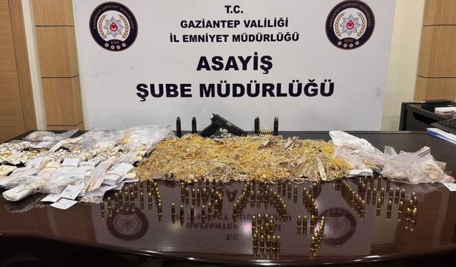 Gaziantep'te 18 kilo altın gasp edildi