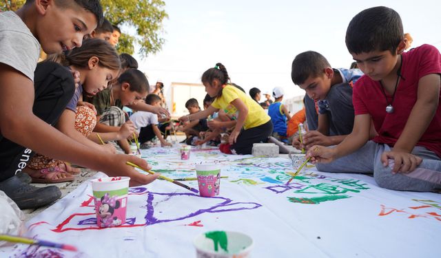 Diyarbakır’da çocuklar sanatla buluştu