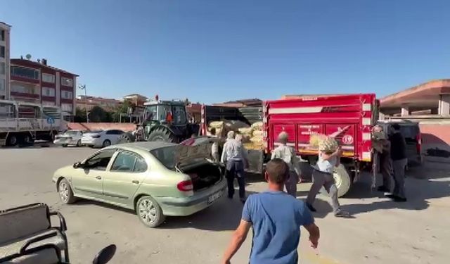 8 ton patatesi ücretsiz dağıttı