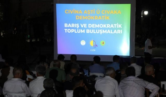 Diyarbakır’ın iki ilçesinde halk toplantıları gerçekleştirildi