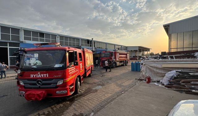 Diyarbakır’da boya atölyesinde yangın